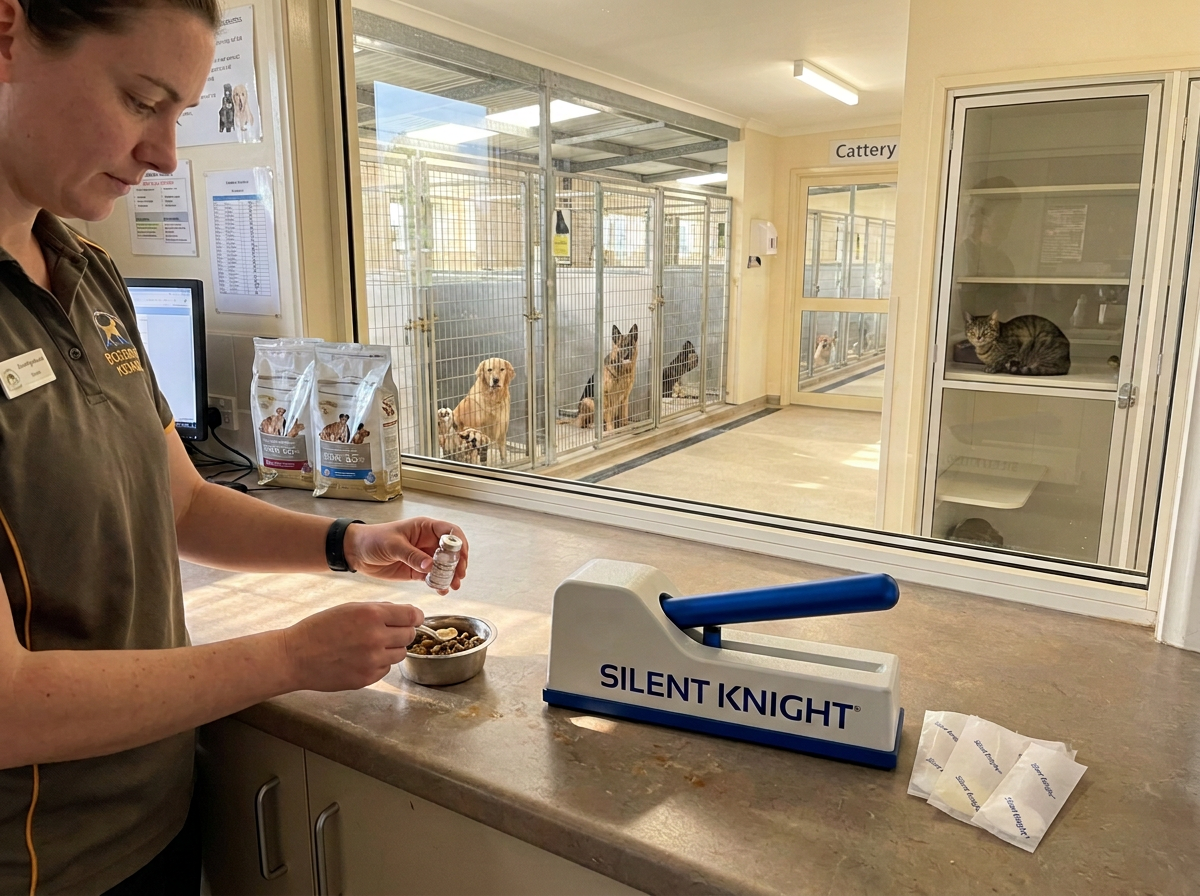 Kennels & Catteries — Silent Knight tablet crusher