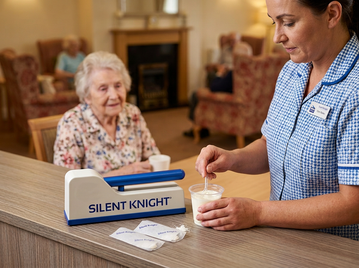 Nursing & Care Homes — Silent Knight tablet crusher