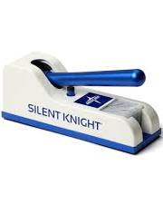 A nurse using the Silent Knight in a hospital medication room